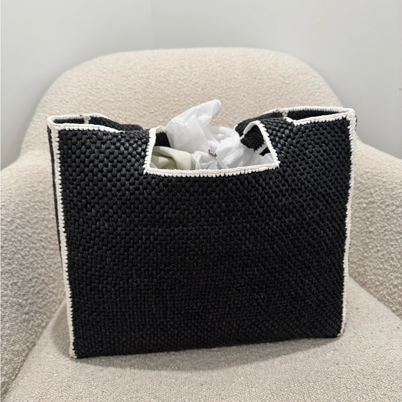 Loewe large black Raffia Paula collab - Picture 10 of 13